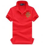 ralph lauren tee-shirt rlp bandes contrastantes pl9125 red